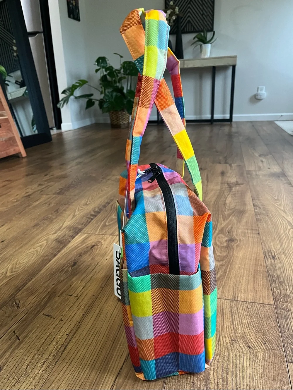 BAGGU Madras ECB Everyday Cloud Bag - Picture 4 of 14